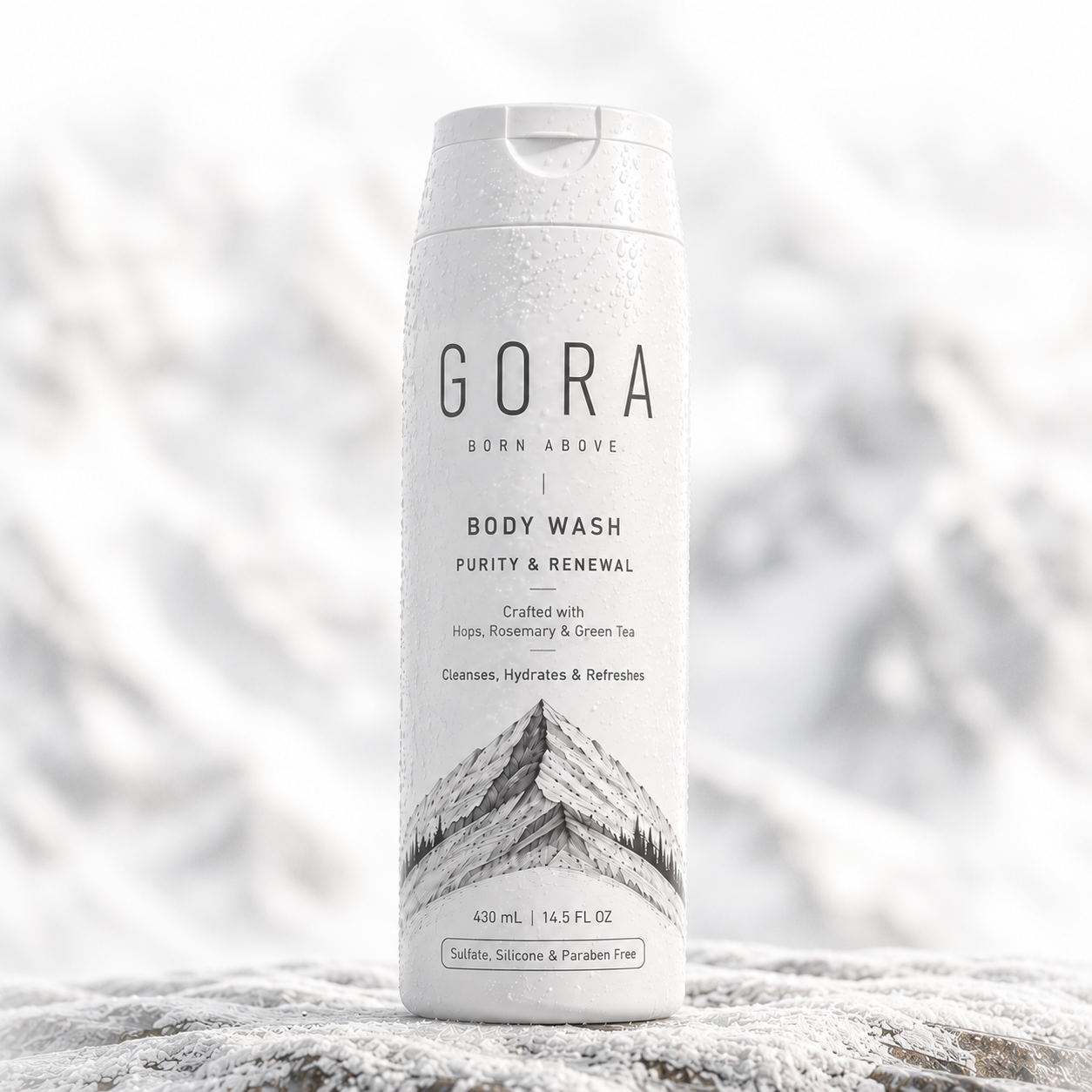 GORA Renewing Body Wash — Purity & Renewal, 430 mL