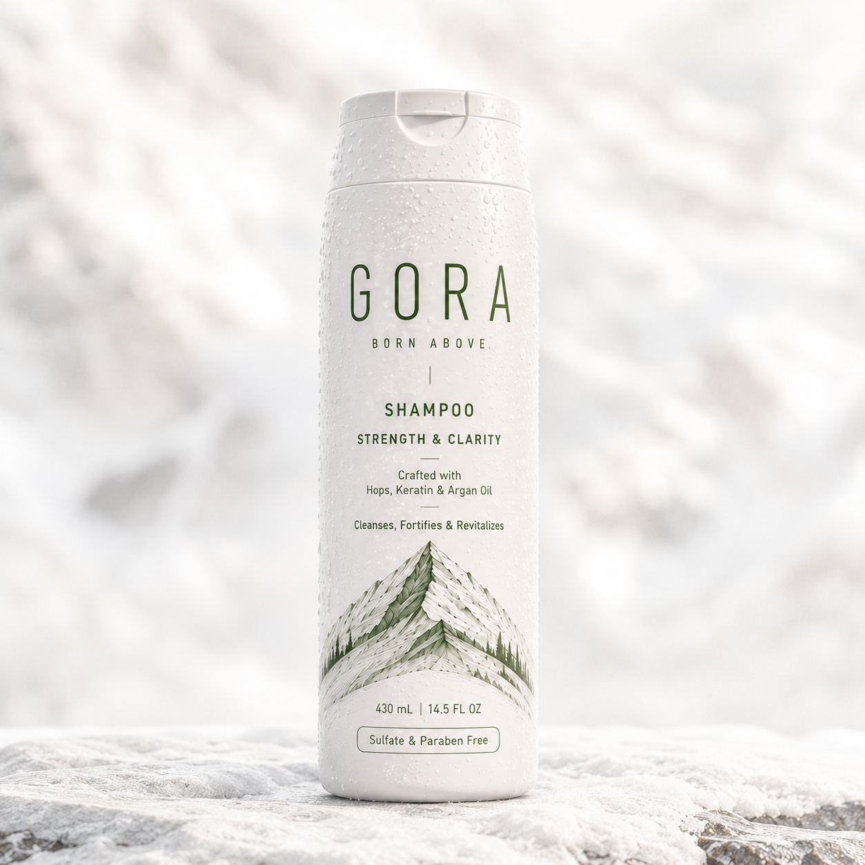 GORA Strengthening Shampoo — Strength & Clarity, 430 mL